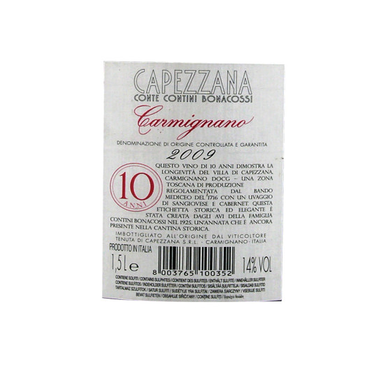 Villa di Capezzana 2009